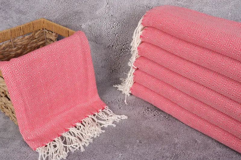 Gift For Mom, Towel With Name, Luxury towel, 70x38 Cotton Diamond Towel, Bachelorette Party Gifts For Bride, Beach towel, Personalized Turkish Towel - 3