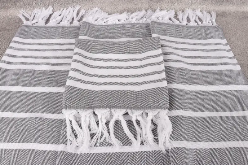 Welcome Wedding Gift, Personalized Dish Towel, Gym Towel, 40x20 Cotton Zig zag Towel, Monogram Hand Towel, Bridesmaid Gifts, Towel With Name - 4