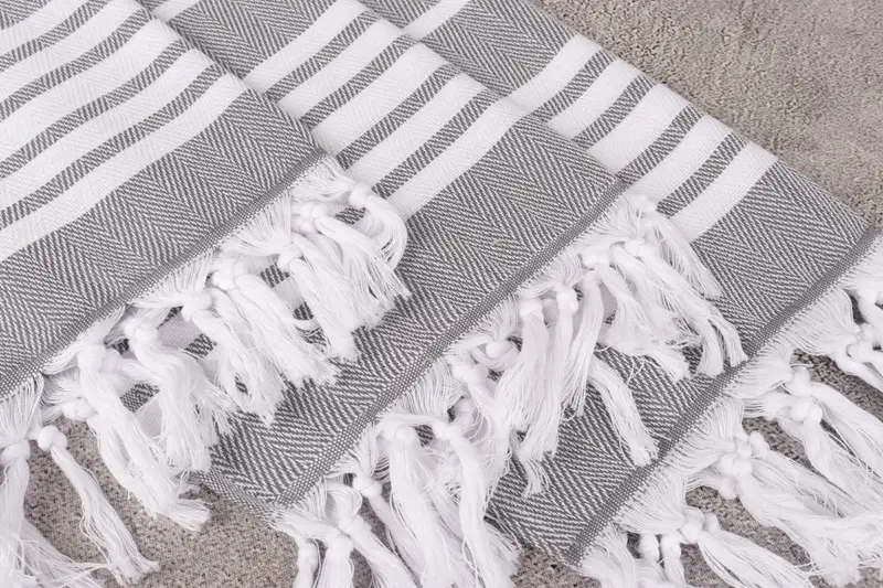 Welcome Wedding Gift, Personalized Dish Towel, Gym Towel, 40x20 Cotton Zig zag Towel, Monogram Hand Towel, Bridesmaid Gifts, Towel With Name - 5