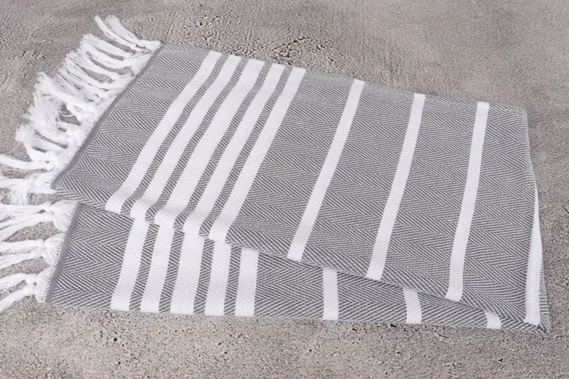Welcome Wedding Gift, Personalized Dish Towel, Gym Towel, 40x20 Cotton Zig zag Towel, Monogram Hand Towel, Bridesmaid Gifts, Towel With Name - 6