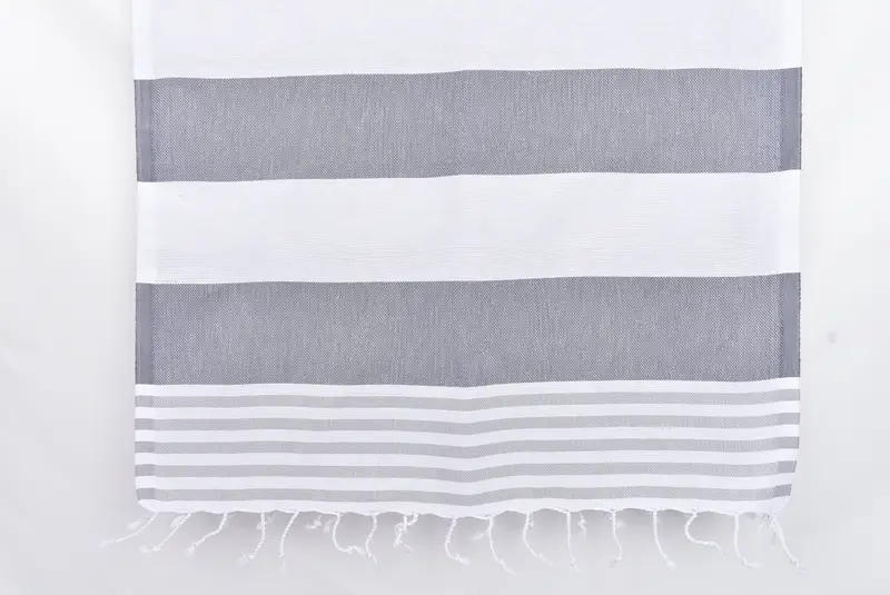 Monogram Tea Towel, Small Bath Towels, Personalized Kitchen Towel, Decorative Towel, 40x24 Cotton Striped Towel, Personalized Gift, Bridesmaid Gift - 8