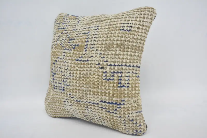 Turkish Rugs Pillow Cover, 12x12 Beige Pillow, Turkish Kilim Pillow, Home Decor Pillow, Pillow Cover, Turkish Pillow, Wholesale Cushion - 4