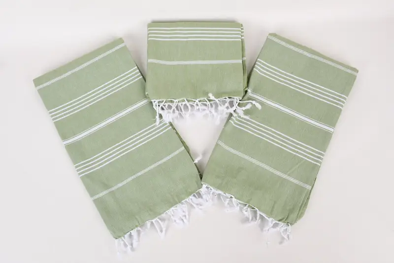 Housewarming Gift, Embroidery Towel, Monogram Beach Towel, Turkish bath towel for spa, 70x40 Cotton Striped Towel, Bachelor Gift, Travel towel - 6