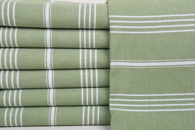 Housewarming Gift, Embroidery Towel, Monogram Beach Towel, Turkish bath towel for spa, 70x40 Cotton Striped Towel, Bachelor Gift, Travel towel - 1
