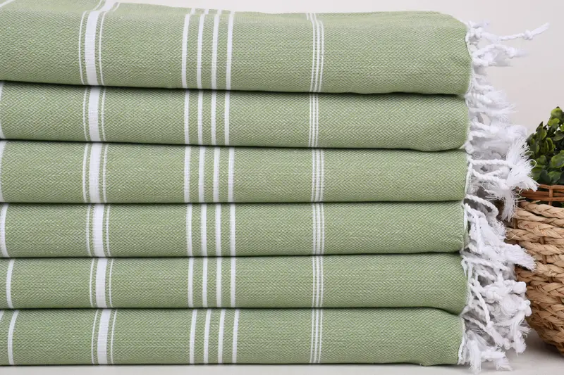 Housewarming Gift, Embroidery Towel, Monogram Beach Towel, Turkish bath towel for spa, 70x40 Cotton Striped Towel, Bachelor Gift, Travel towel - 2