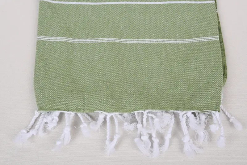 Housewarming Gift, Embroidery Towel, Monogram Beach Towel, Turkish bath towel for spa, 70x40 Cotton Striped Towel, Bachelor Gift, Travel towel - 3