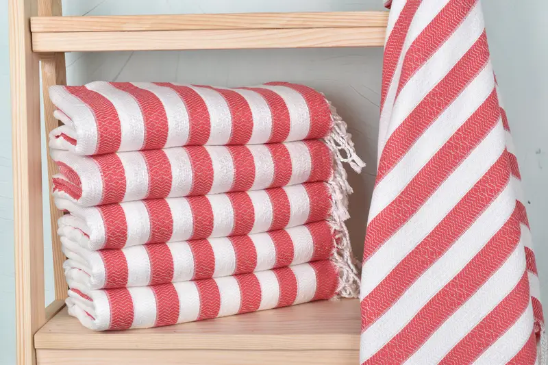 Wedding Hand Made Gift, Bachelor Gifts, Beach Towel Monogram, Wedding Gift Ideas, Bath towel, 70x36 Cotton Striped Towel, Wedding Gifts Towel - 1