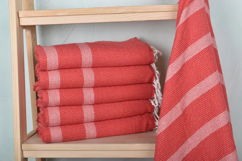 Bachelorette Party Gift, Turkish Bath Towel Set, Best Friend Christmas Gift, 70x36 Cotton Striped Towel, Absorbent Turkish towel, Turkish hand towel - 2