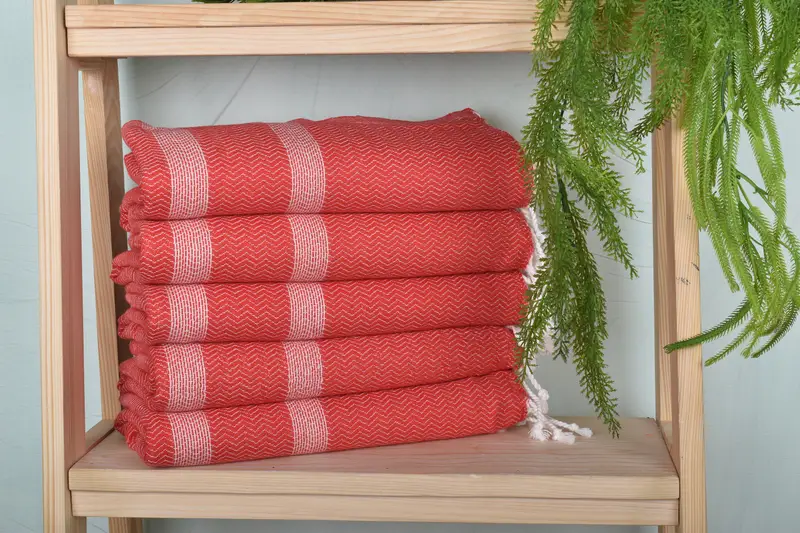 Bachelorette Party Gift, Turkish Bath Towel Set, Best Friend Christmas Gift, 70x36 Cotton Striped Towel, Absorbent Turkish towel, Turkish hand towel - 1