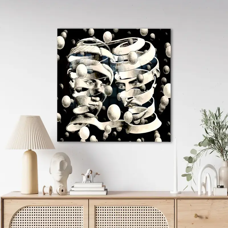 Gerçeküstü Soyut Kanvas: Benzersiz Dekor için Modern Sanat Baskısı