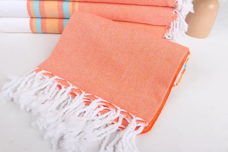 Wedding Gifts Towel, Travel towel, Custom Name Towel, Hammam towel, Turkish Beach Towel Monogram, Maid Of Honor Gift, 70x40 Cotton Striped Towel - 4