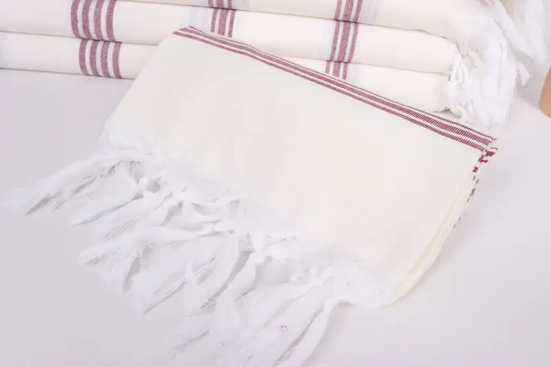 Housewarming Gift, Towel With Name, Luxury towel, Mother Of The Groom Gift, Best Beach Towel, 70x40 Cotton Striped Towel, Bachelorette Party Gifts - 4