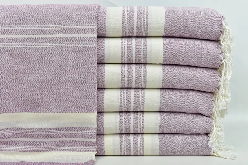 Cotton towel, Bridesmaid Gift, Bachelorette Party Gifts For Bride, Bachelor Party Favors, Monogrammed Beach Towel, 60x38 Cotton Striped Towel - 1