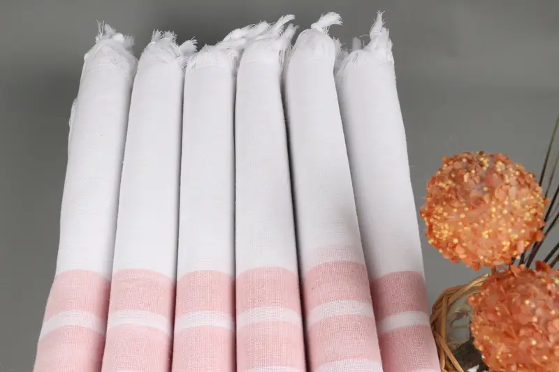 Merry Christmas Gifts, Personalized Gifts, Scarf Towel, Embroidery Towel, Bridal Shower Favors, 70x40 Cotton Striped Towel, Quick-dry towel - 3