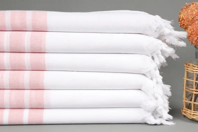 Merry Christmas Gifts, Personalized Gifts, Scarf Towel, Embroidery Towel, Bridal Shower Favors, 70x40 Cotton Striped Towel, Quick-dry towel - 2