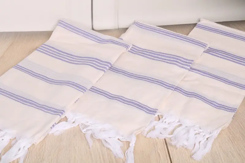 70x40 Cotton Striped Towel, Quick-Dry Beach Towel, Handmade Turkish hammam towel, Beach Towel Bulk, Sand-free towel, Yoga Towel, Maid Of Honor Gift - 6