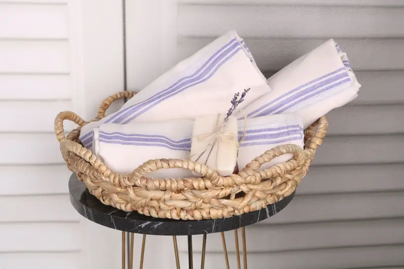 70x40 Cotton Striped Towel, Quick-Dry Beach Towel, Handmade Turkish hammam towel, Beach Towel Bulk, Sand-free towel, Yoga Towel, Maid Of Honor Gift - 4