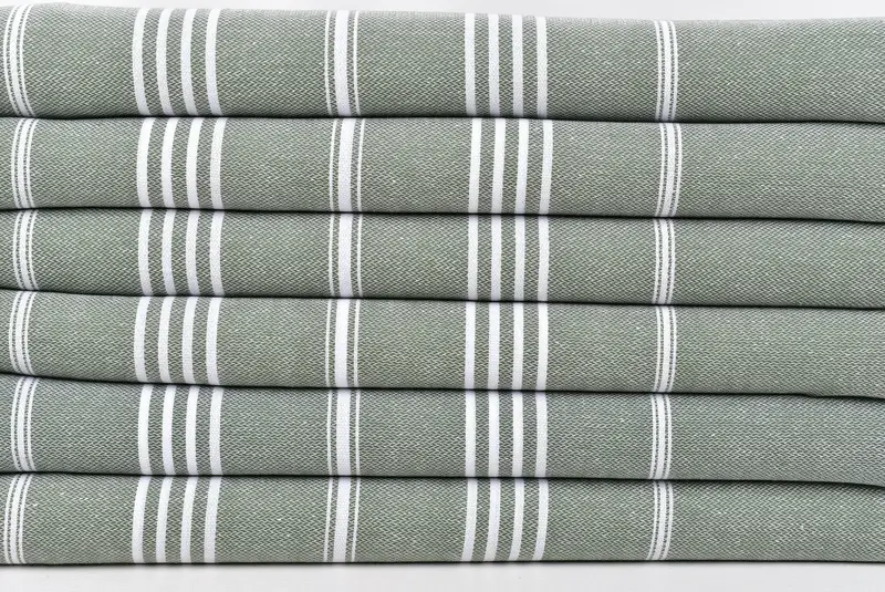 Large Turkish Towel, 70x40 Cotton Striped Towel, Welcome Wedding Gift, Monogrammed Beach Towel, Monogram Beach Towel, Beach Theme Wedding Gift - 2