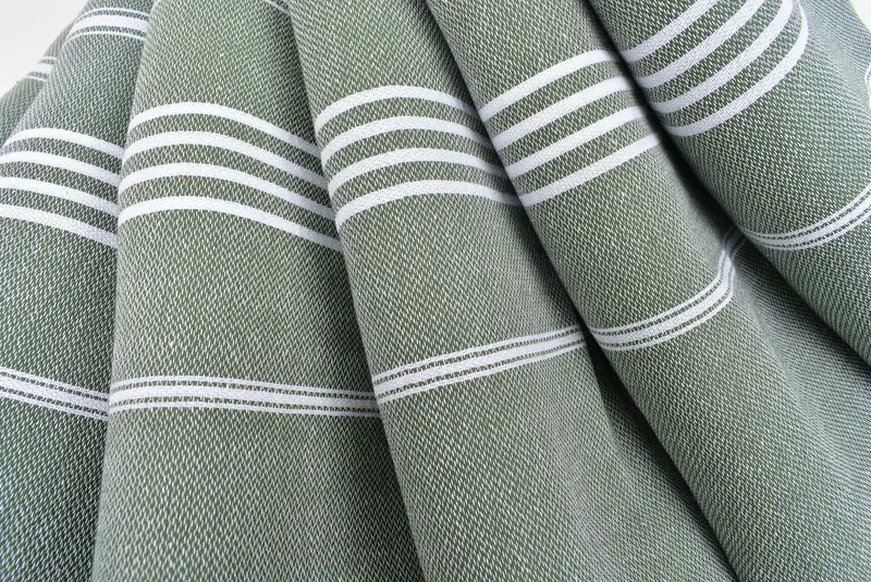 Large Turkish Towel, 70x40 Cotton Striped Towel, Welcome Wedding Gift, Monogrammed Beach Towel, Monogram Beach Towel, Beach Theme Wedding Gift - 5