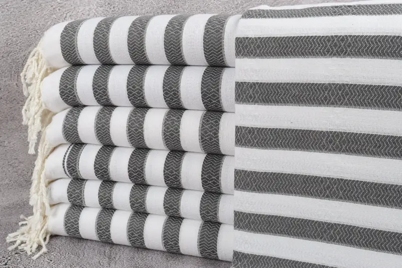 70x36 Cotton Striped Towel, Personalized Gifts, Bachelorette Party Gift, Wedding Towel, Bachelorette Party Gifts Bridesmaids, Bridal Party Gifts - 1