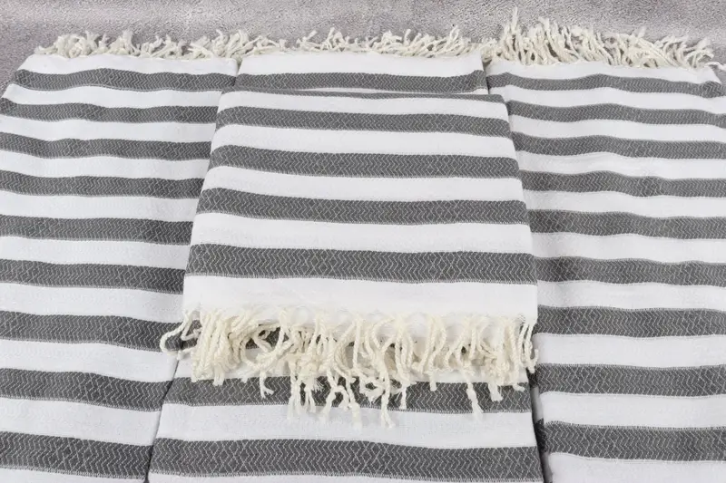 70x36 Cotton Striped Towel, Personalized Gifts, Bachelorette Party Gift, Wedding Towel, Bachelorette Party Gifts Bridesmaids, Bridal Party Gifts - 4
