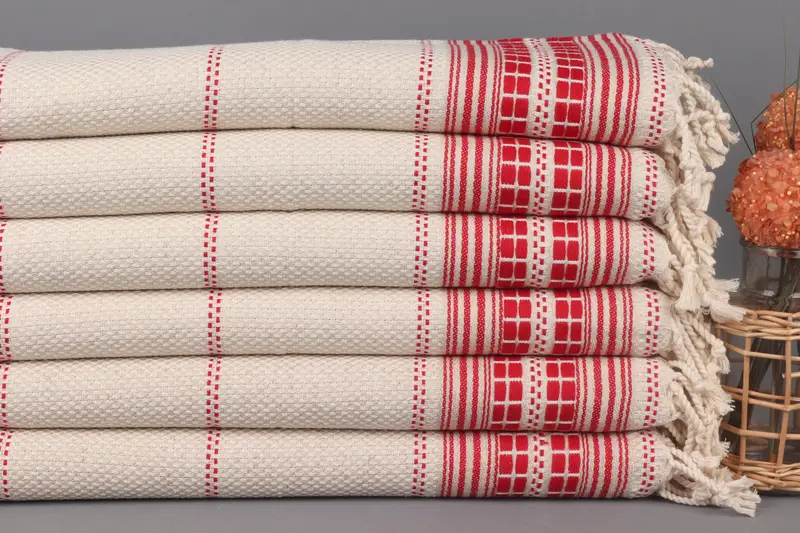 Gym Towel, Personalized Kitchen Towel, Bathroom Towels, Xmas Gifts, Personalized Gifts, 40x20 Linen Striped Towel, Bridesmaid Gift, Custom Tea Towel - 2