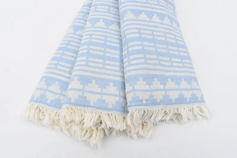 Beach Towel Gift, 70x40 Cotton Kilim Design Towel, Bachelor Towel, Holiday Towel, Best Friend Gift, Anniversary Gift For Her, Lightweight towel - 5