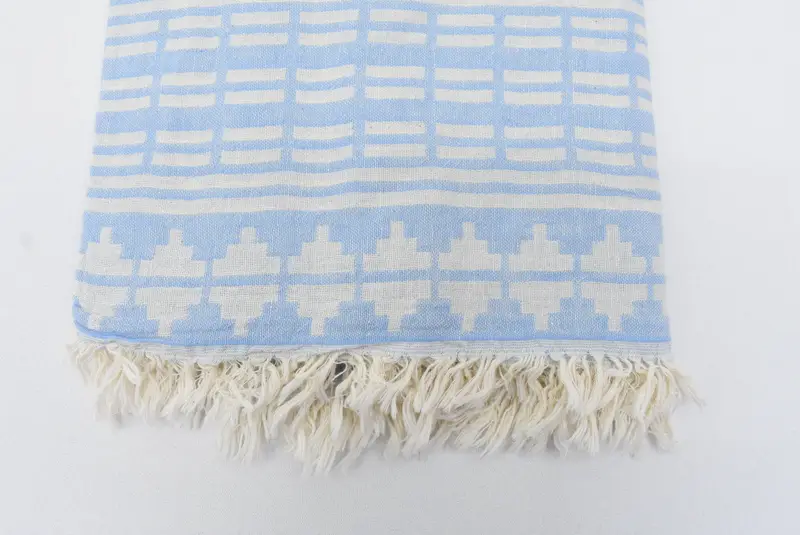 Beach Towel Gift, 70x40 Cotton Kilim Design Towel, Bachelor Towel, Holiday Towel, Best Friend Gift, Anniversary Gift For Her, Lightweight towel - 3