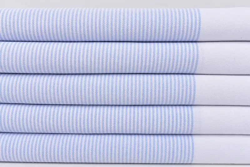 Ev Dekoru Hediyeleri, Kişiselleştirilmiş Yemek Havlu, Monogram El Havlu, El Yapımı Hediye, 40x18 Pamuklu Çizgili Havlu, Banyo Havlusu, Kişiselleştirilmiş El Havlusu - 2