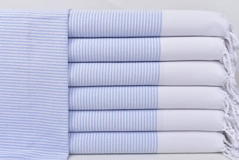 Ev Dekoru Hediyeleri, Kişiselleştirilmiş Yemek Havlu, Monogram El Havlu, El Yapımı Hediye, 40x18 Pamuklu Çizgili Havlu, Banyo Havlusu, Kişiselleştirilmiş El Havlusu - 1