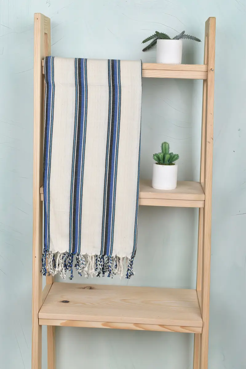 70x38 Cotton Striped Towel, Valentines Day Gift Idea, Soft towel, Bachelorette Party Decorations, Girls Weekend Getaways Ideas, Bath towel - 8