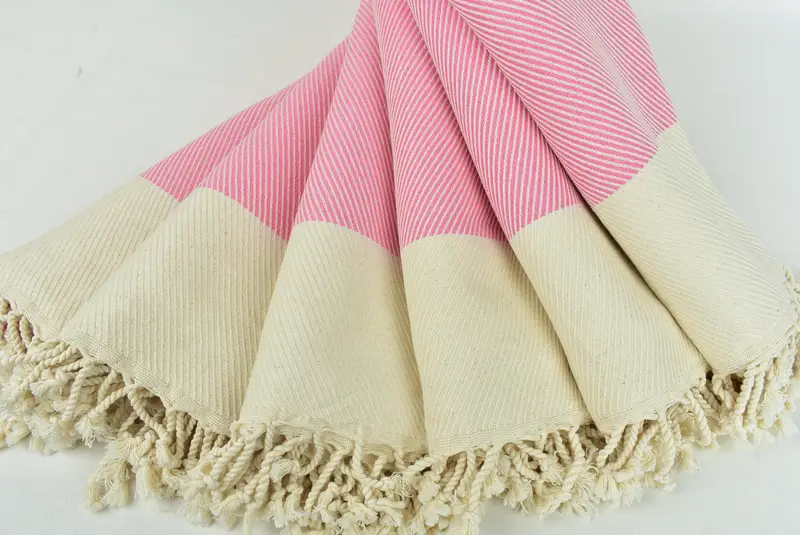 Monogram Turkish Towel, Bachelorette Party Gift, Wedding Towel, Organic Cotton Towel, Maid Of Honor Gift, Summer Gift, 70x40 Cotton Striped Towel - 4