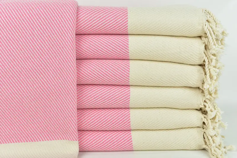 Monogram Turkish Towel, Bachelorette Party Gift, Wedding Towel, Organic Cotton Towel, Maid Of Honor Gift, Summer Gift, 70x40 Cotton Striped Towel - 1