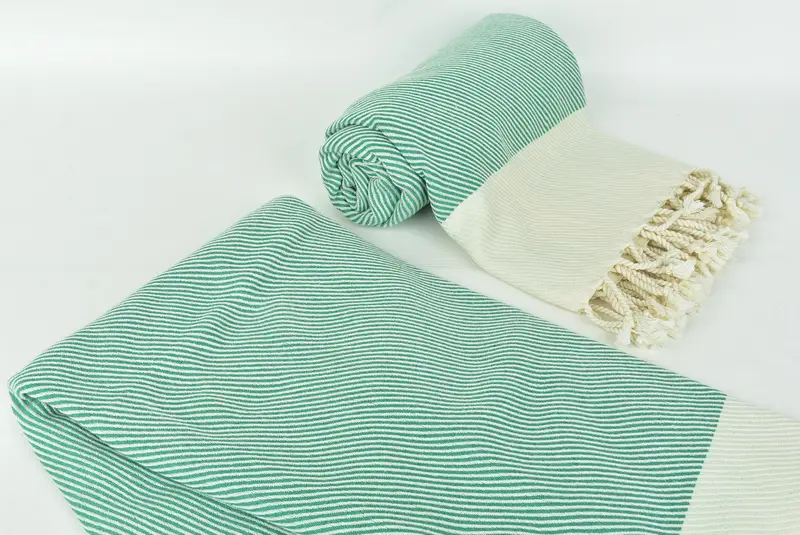 Bath towel, Valentines Day Gift, Wedding Gift, Scarf Towel, Personalized Home Gift Wedding, 70x40 Cotton Striped Towel, Monogram Turkish Towel - 7