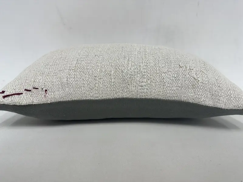 12x20 White Cushion Case, Vintage Kilim Throw Pillow, Home Decor Pillow, Pillow, Kilim Rug Pillow Case, Bed Pillow Case, Pillow for Sofa - 5