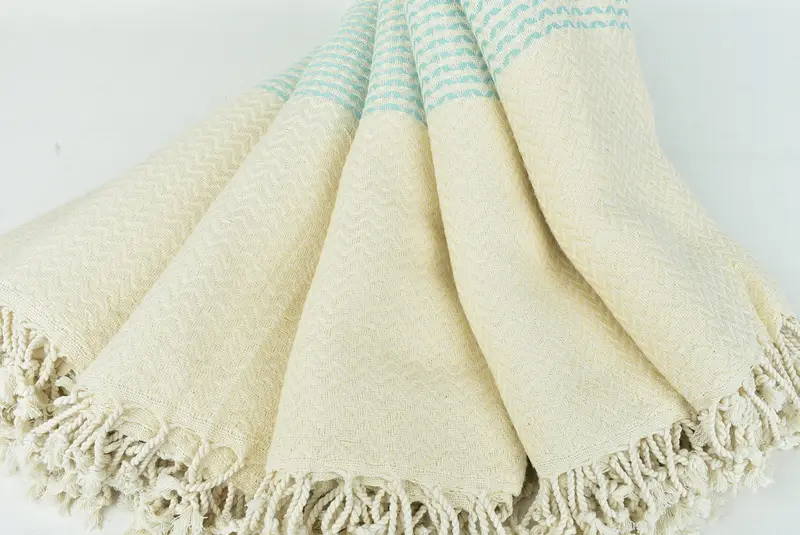 Personalized Turkish Towel, Hammam Towel USA, 76x40 Cotton Diamond Towel, Organic Towel, Embroidered Towel, Absorbent Turkish towel, Birthday Gift - 8