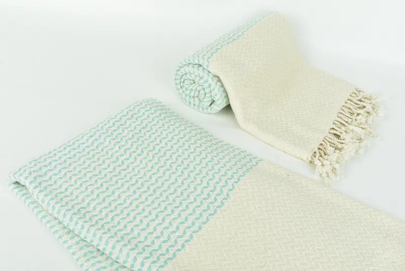Personalized Turkish Towel, Hammam Towel USA, 76x40 Cotton Diamond Towel, Organic Towel, Embroidered Towel, Absorbent Turkish towel, Birthday Gift - 13
