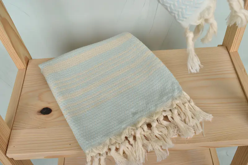 Personalized Home Gift Wedding, Memorial Gift, Personalized Gifts, Personalized Kitchen Towel, Turkish Tea Towel, 40x18 Cotton Striped Towel - 5