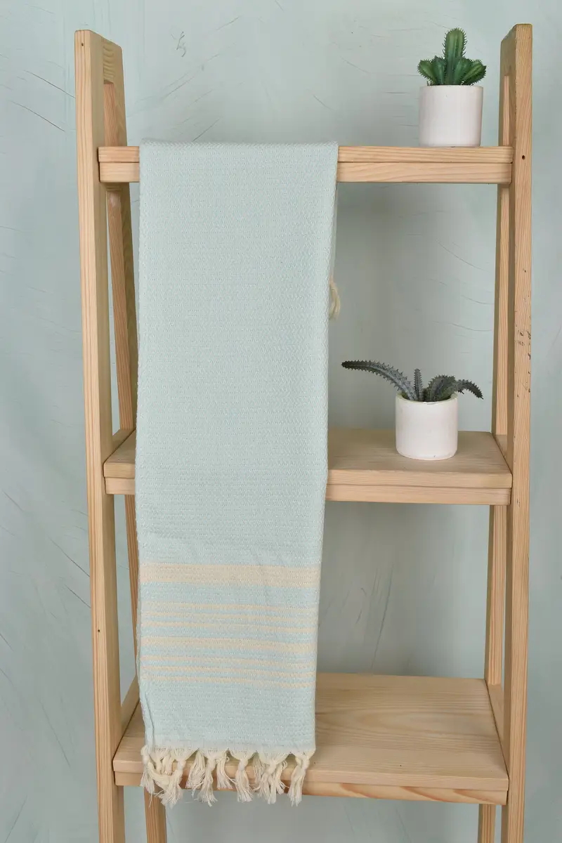 Personalized Home Gift Wedding, Memorial Gift, Personalized Gifts, Personalized Kitchen Towel, Turkish Tea Towel, 40x18 Cotton Striped Towel - 8