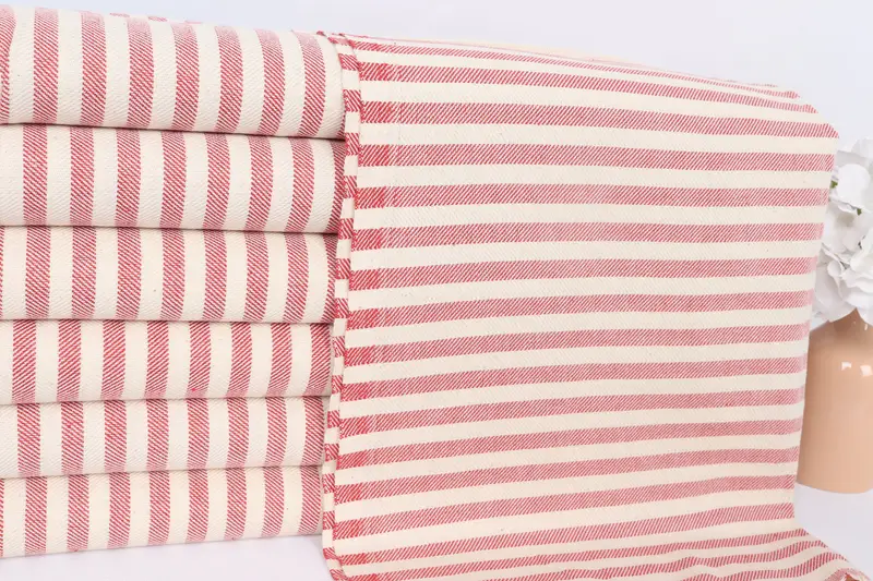Gift For Best Friend, Bachelorette Towel, Monogram Kitchen Towel, Kitchen Towel, Summer Towel, Small Bath Towels, 40x24 Cotton Striped Towel - 2