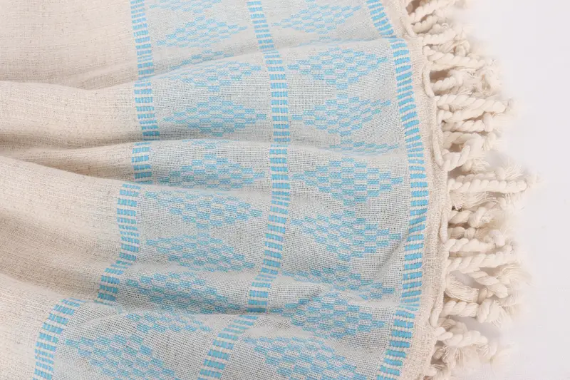 Personalized Blanket, 100x88 Linen Kilim Design Towel, Custom Wedding Gifts, Turkish Tablecloth, Personalized Gift For Her, Housewarming Gift - 8