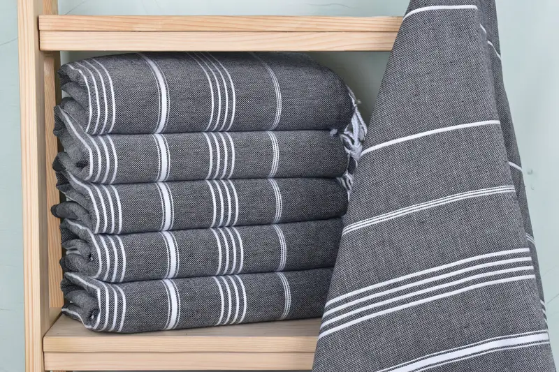 70x40 Cotton Striped Towel, Merry Christmas Gifts, Turkish bath towel, Custom Towel Beach, Personalized Gift, Lightweight Turkish towel - 2