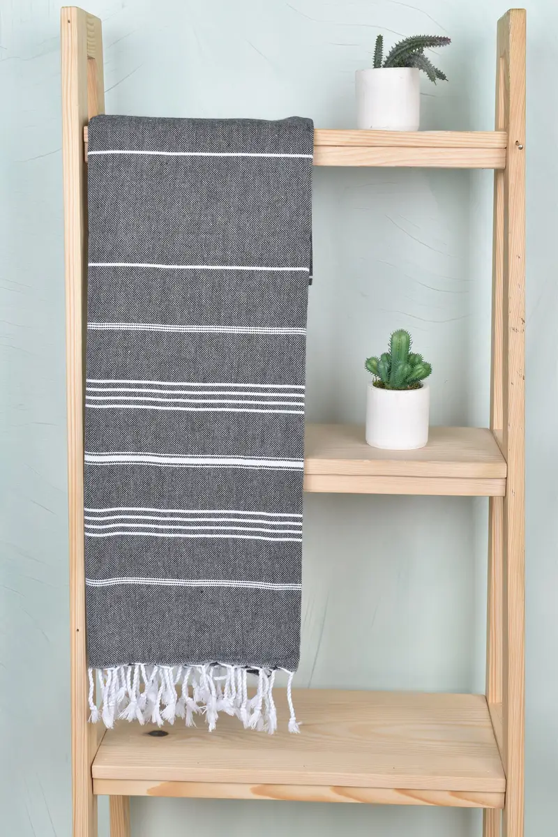 70x40 Cotton Striped Towel, Merry Christmas Gifts, Turkish bath towel, Custom Towel Beach, Personalized Gift, Lightweight Turkish towel - 8