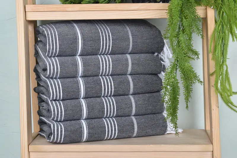 70x40 Cotton Striped Towel, Merry Christmas Gifts, Turkish bath towel, Custom Towel Beach, Personalized Gift, Lightweight Turkish towel - 1