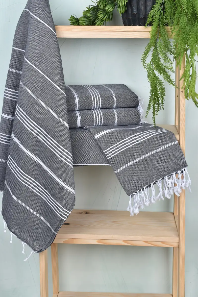 70x40 Cotton Striped Towel, Merry Christmas Gifts, Turkish bath towel, Custom Towel Beach, Personalized Gift, Lightweight Turkish towel - 6