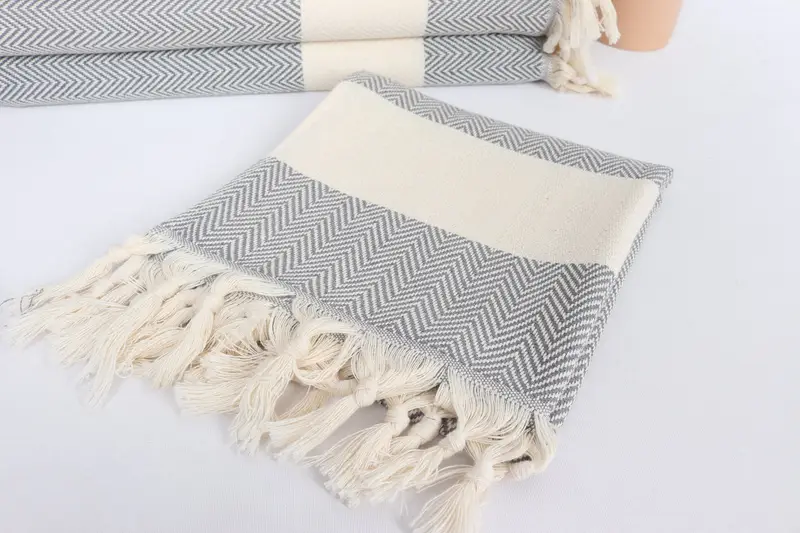 Monogrammhandtücher, 36x18 Baumwoll -Fischgrätenhandtuch, Freund Geschenk, personalisiertes Handtuch, Hochzeitsbevorzugungen, Bachelorette -Gunst, monogrammiertes Handtuch - 4