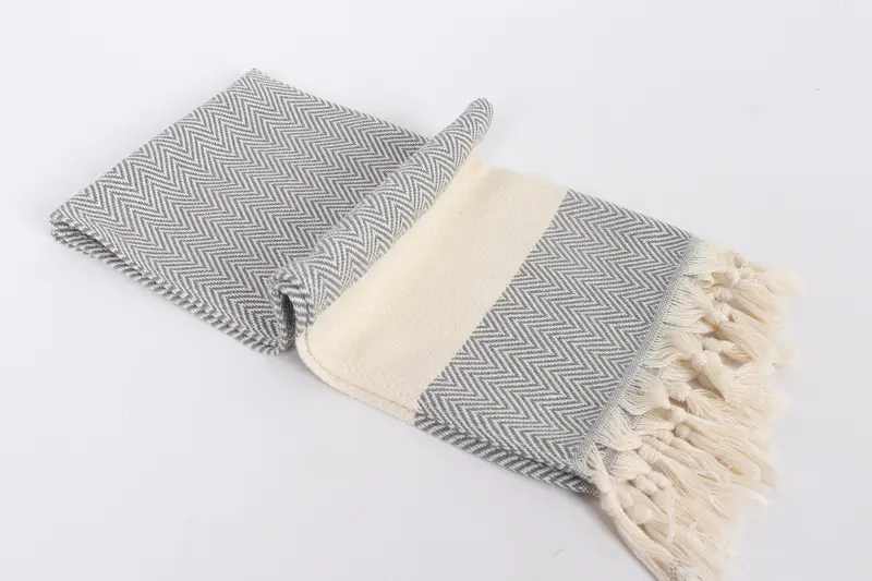 Monogrammhandtücher, 36x18 Baumwoll -Fischgrätenhandtuch, Freund Geschenk, personalisiertes Handtuch, Hochzeitsbevorzugungen, Bachelorette -Gunst, monogrammiertes Handtuch - 5