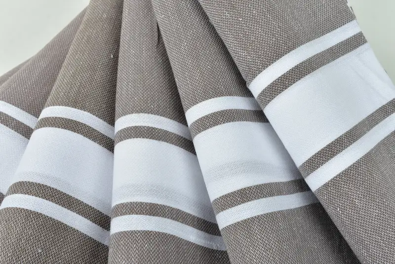 Gift Towel, Personalized Towel Gift, Sand-Resistant Peshtemal, 70x40 Cotton Striped Towel, Peshtemal Towel, Large Turkish Towel, Beach towel - 5
