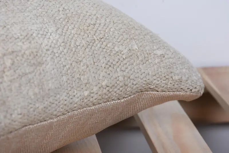 14x14 Beige Pillow Sham, Throw Kilim Pillow, Retro Pillow Sham, Cushion Case, Pillow for Sofa, Kilim Pillow Cover, Cotton Pillow - 7