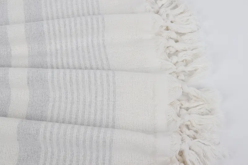 Turkish Towel Beach Towel, 68x40 Cotton Striped Terry Towel, Quick-dry towel, Turkish Towel Bulk, Valentines Gift, Luxury towel, Sand-free towel - 8